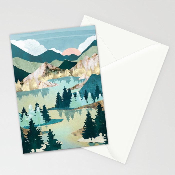 Winter Sun Stationery Card Gallery Image 2