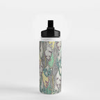 layered palm leaves Water Bottle Gallery Image 2