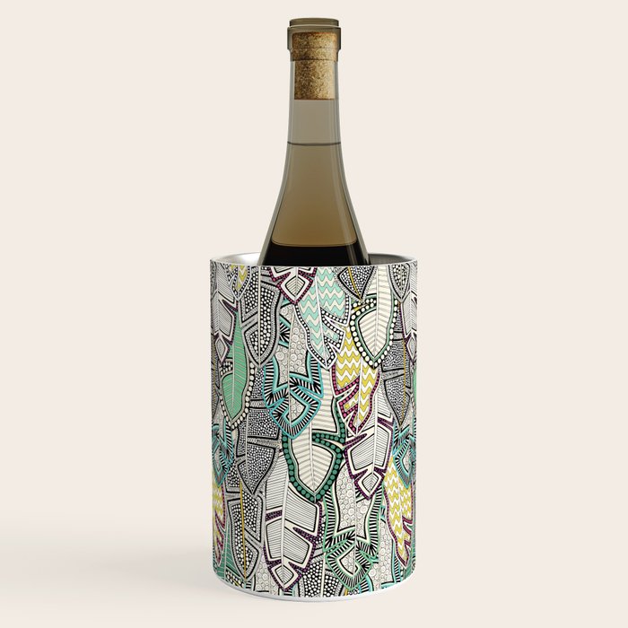 layered palm leaves Wine Chiller Gallery Image 1