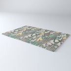 layered palm leaves Rug Gallery Image 3