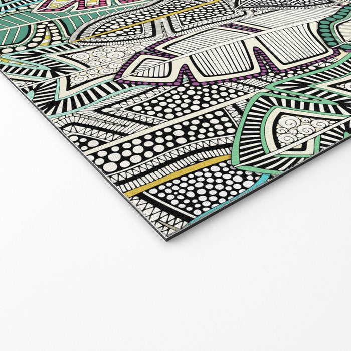 layered palm leaves Welcome Mat Gallery Image 2