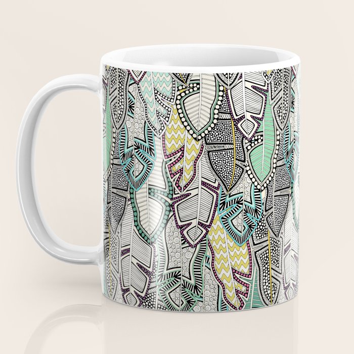 layered palm leaves Coffee Mug Gallery Image 3