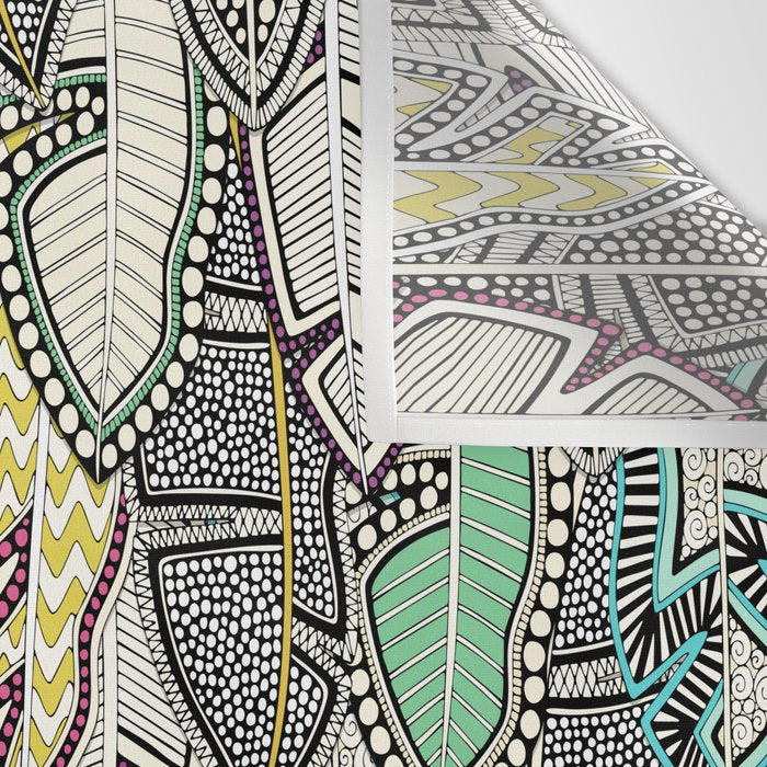 layered palm leaves Wall Tapestry Gallery Image 3