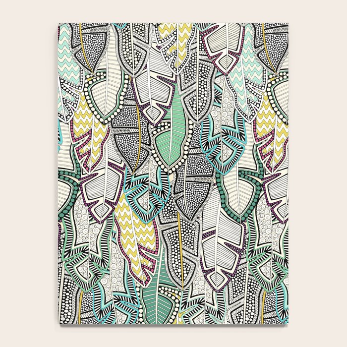 layered palm leaves Notebook Gallery Image 4