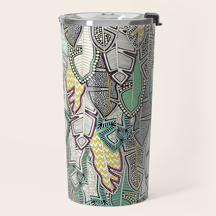 layered palm leaves Travel Mug Gallery Image 2