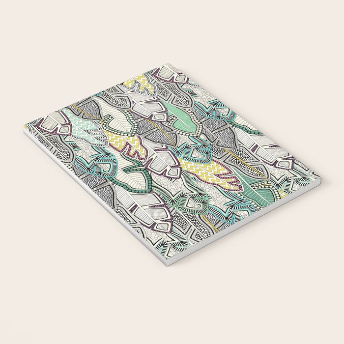 layered palm leaves Notebook Gallery Image 3