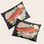 Arowana and peony 3 Pillow Sham Gallery Image 3