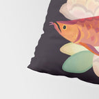 Arowana and peony 3 Pillow Sham Gallery Image 4