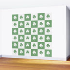 Shamrock Checkered Pattern Wall Mural Gallery Image 2
