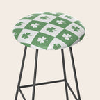Shamrock Checkered Pattern Stool Gallery Image 2