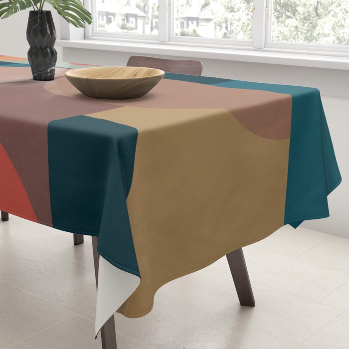Geometric Abstraction 190 Tablecloth Gallery Image 3
