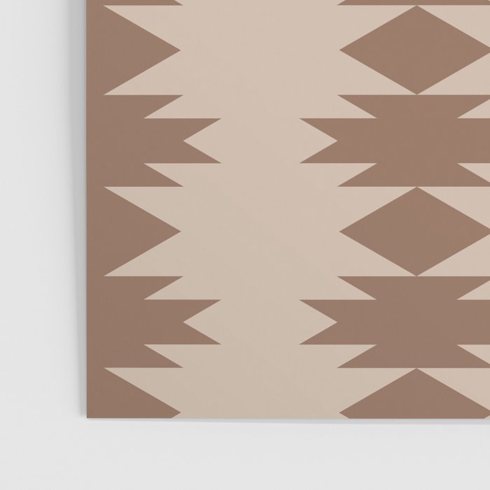  Geometric Southwestern Pattern XLV Desert Beige Poster Gallery Image 3