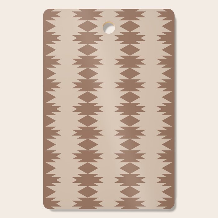  Geometric Southwestern Pattern XLV Desert Beige Cutting Board Gallery Image 1