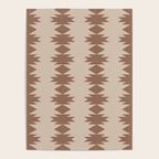  Geometric Southwestern Pattern XLV Desert Beige Poster Gallery Image 4