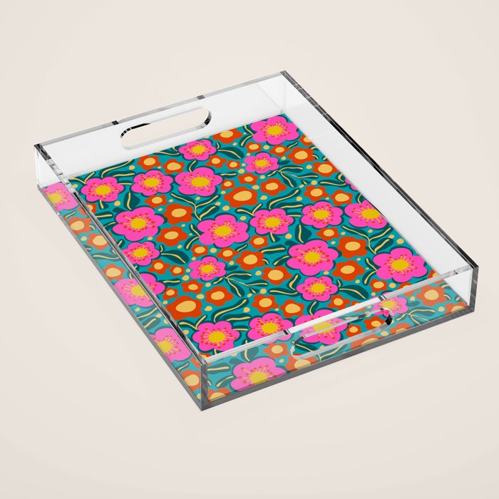 Ditsy II Acrylic Tray Gallery Image 1