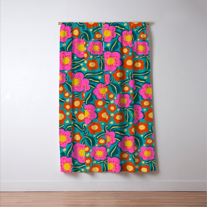 Ditsy II Window Curtain Gallery Image 3