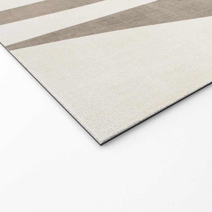 Minimalist Neutral Beige Cream Abstract  Welcome Mat Gallery Image 2