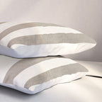 Minimalist Neutral Beige Cream Abstract  Pillow Sham Gallery Image 3