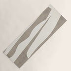 Minimalist Neutral Beige Cream Abstract  Yoga Mat Gallery Image 1