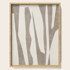 Minimalist Neutral Beige Cream Abstract  Serving Tray Gallery Image 1