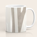 Minimalist Neutral Beige Cream Abstract  Coffee Mug Gallery Image 1