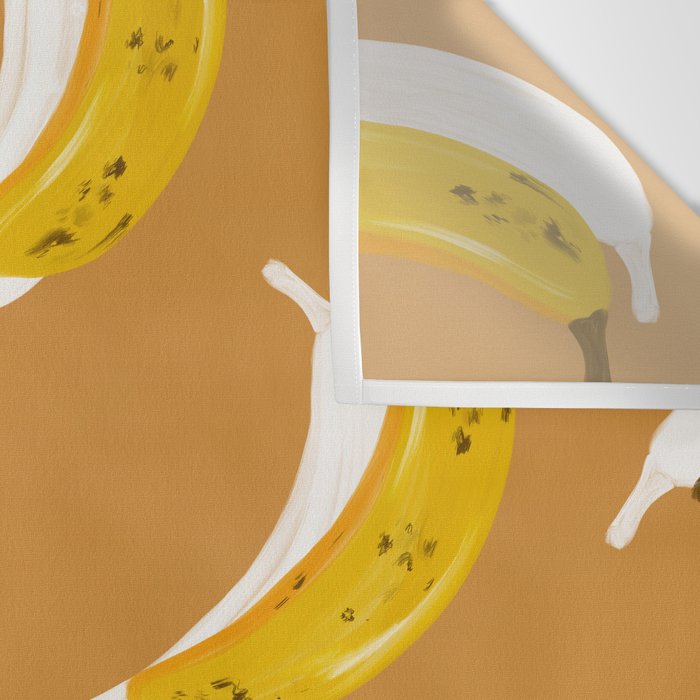 Banana Pattern - Ochre Wall Tapestry Gallery Image 3
