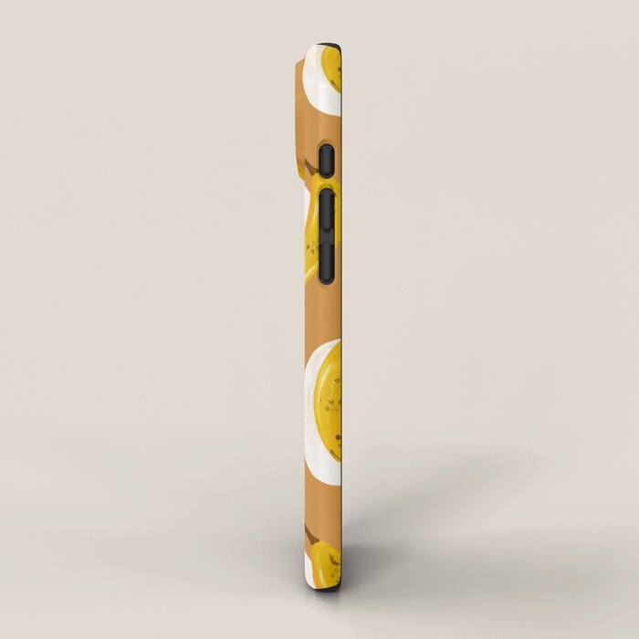 Banana Pattern - Ochre iPhone Case Gallery Image 2