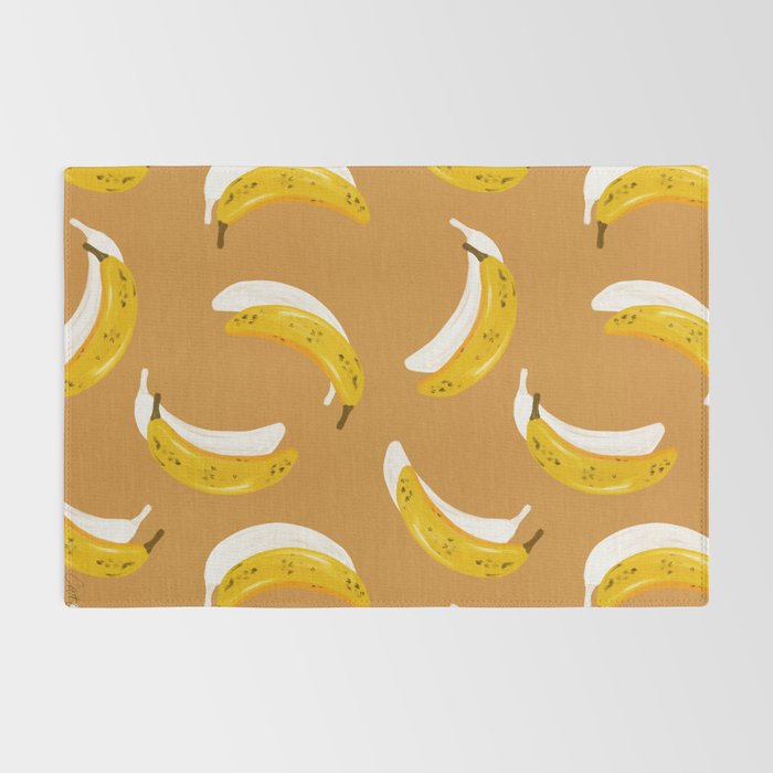 Banana Pattern - Ochre Rug Gallery Image 2