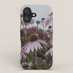 Coneflowers x flower botanical photograph iPhone Case Gallery Image 1