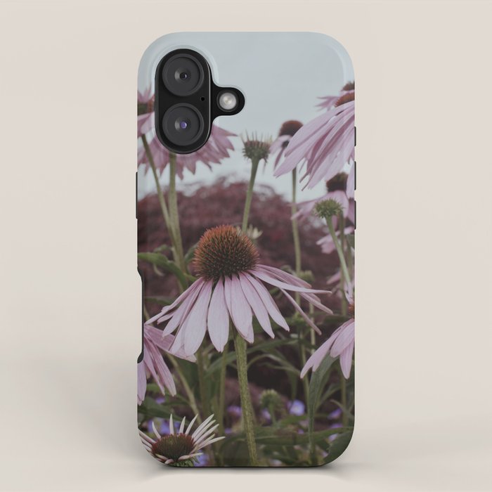 Coneflowers x flower botanical photograph iPhone Case Gallery Image 1