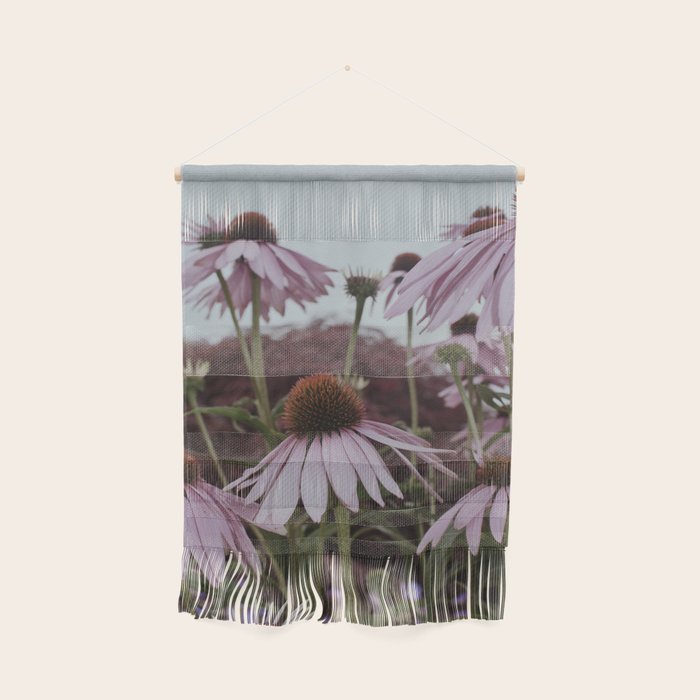 Coneflowers x flower botanical photograph Wall Hanging Gallery Image 1