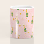 Champagne Bottles Pink Coffee Mug Gallery Image 4