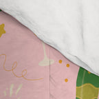 Champagne Bottles Pink Comforter Gallery Image 4