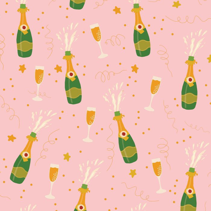 Champagne Bottles Pink Coffee Mug Gallery Image 2