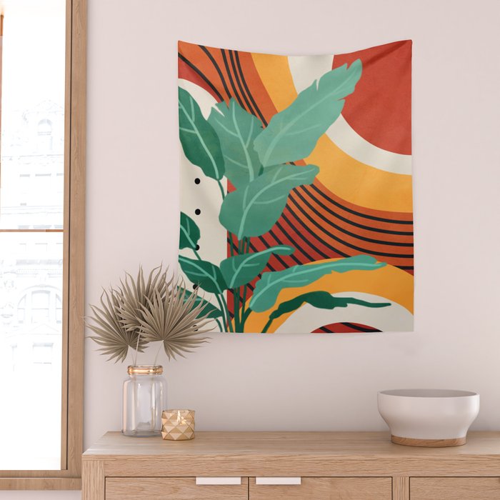 Lines of Nature 3 Wall Tapestry Gallery Image 2