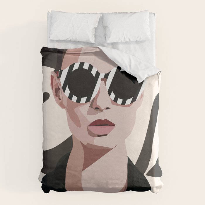 The Face of Fashion 7 Duvet Cover Gallery Image 1