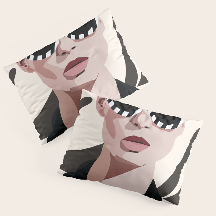 The Face of Fashion 7 Pillow Sham Gallery Image 1