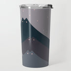 Cat Landscape 116: Starry starry eyes Travel Mug Gallery Image 2