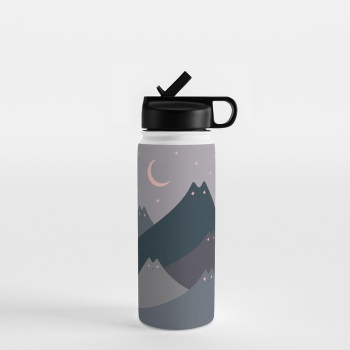 Cat Landscape 116: Starry starry eyes Water Bottle Gallery Image 1