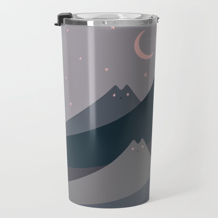 Cat Landscape 116: Starry starry eyes Travel Mug Gallery Image 3