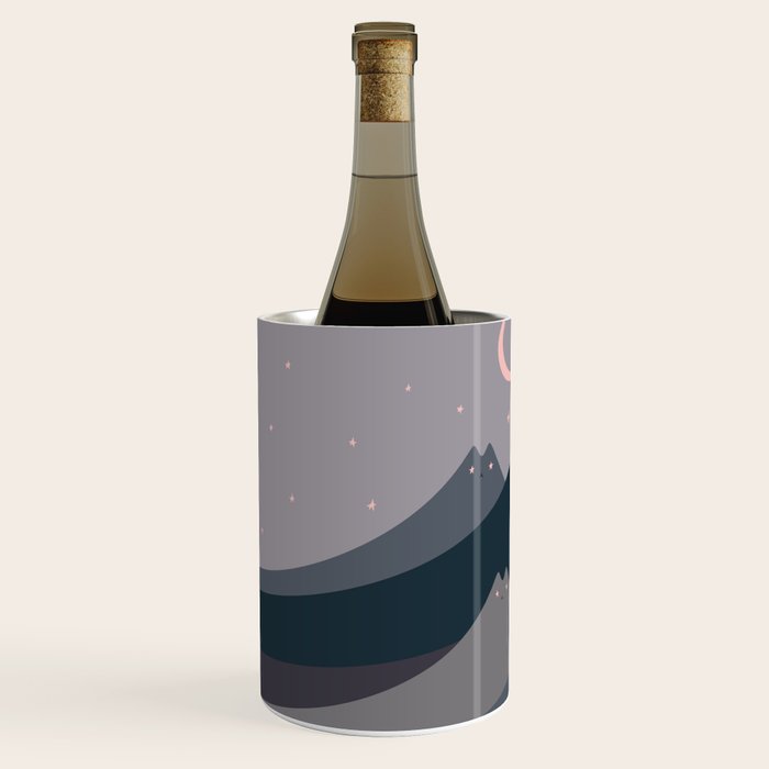 Cat Landscape 116: Starry starry eyes Wine Chiller Gallery Image 2