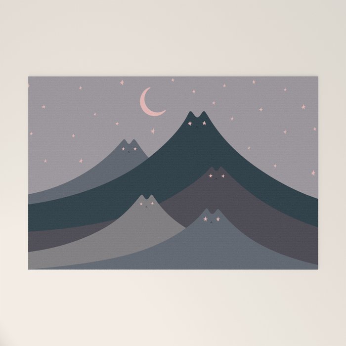 Cat Landscape 116: Starry starry eyes Welcome Mat Gallery Image 1