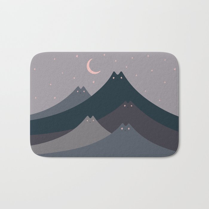 Cat Landscape 116: Starry starry eyes Bath Mat Gallery Image 1