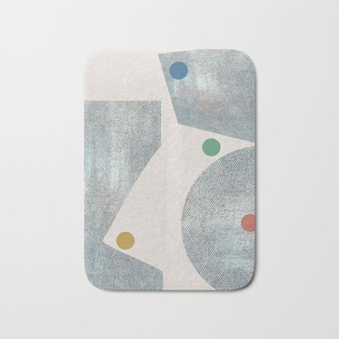 Retro Dots No.1 Bath Mat Gallery Image 1