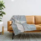 Retro Dots No.1 Throw Blanket Gallery Image 1