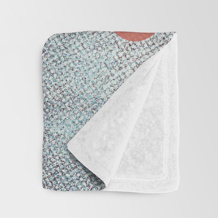 Retro Dots No.1 Throw Blanket Gallery Image 3