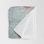 Retro Dots No.1 Throw Blanket Gallery Image 3