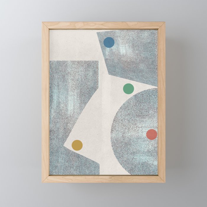 Retro Dots No.1 Mini Art Print Gallery Image 1