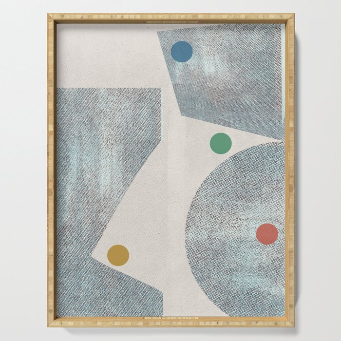 Retro Dots No.1 Serving Tray Gallery Image 1