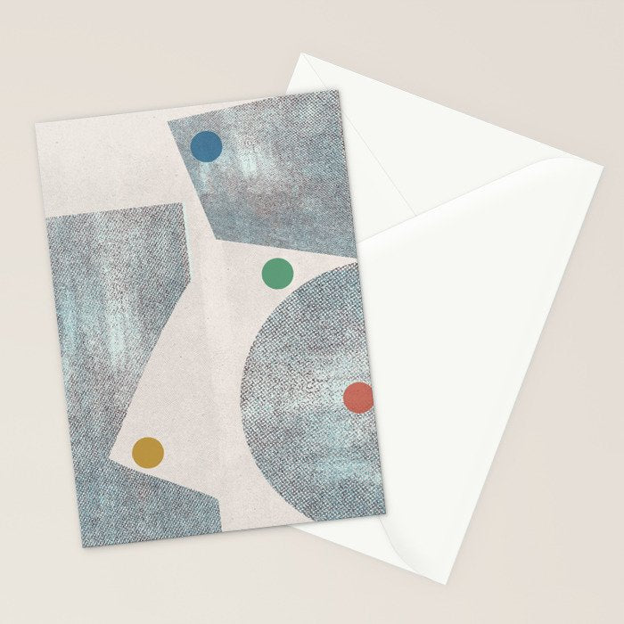 Retro Dots No.1 Stationery Card Gallery Image 2